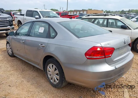 2012 Volkswagen Passat 2.5L S from USA, damaged, VIN 1VWAP7A3XCC016465